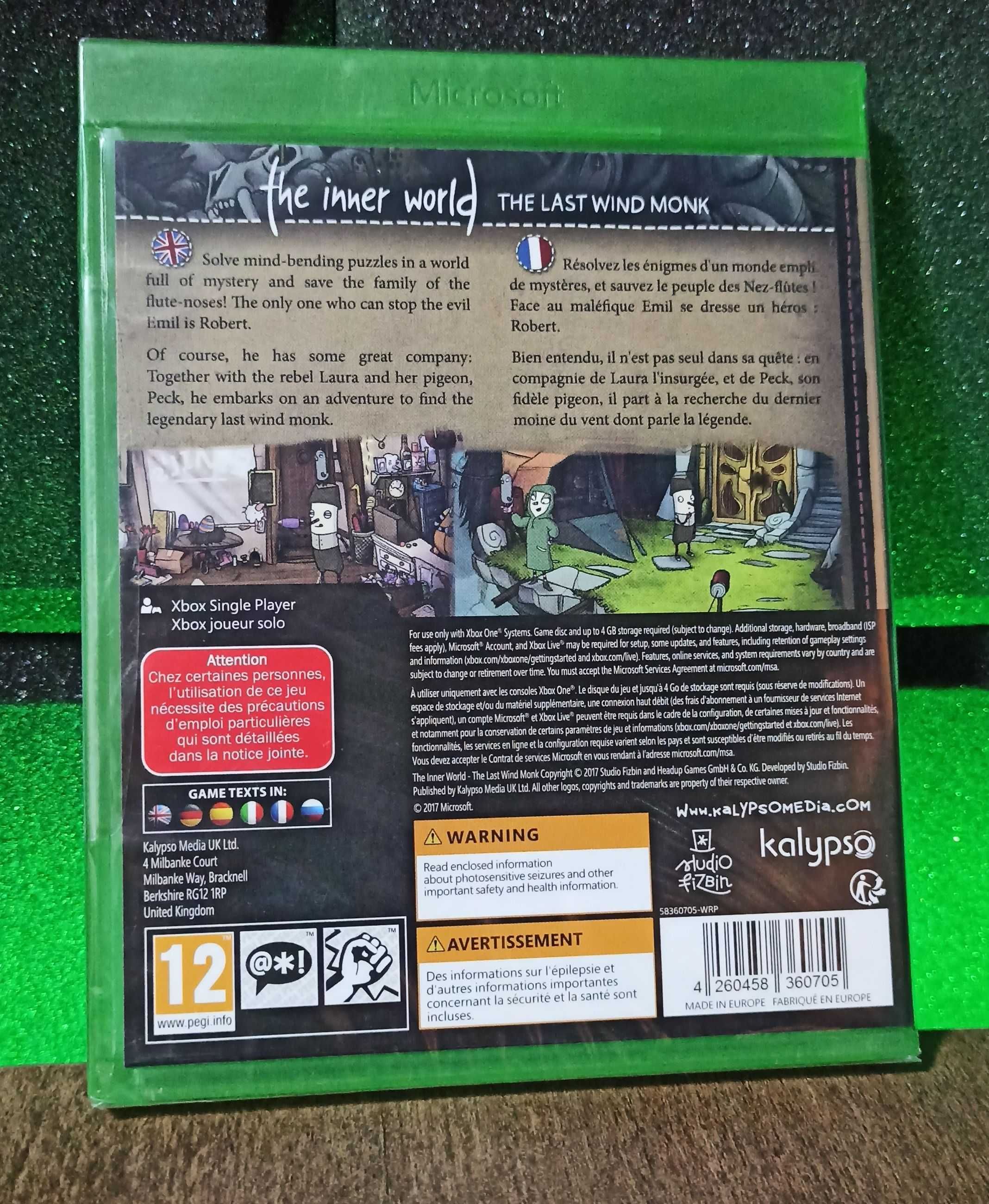 The Inner World: The Last Windmonk Xbox One S / Series X - przygodówka