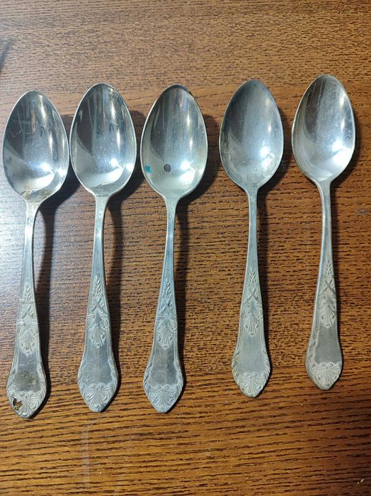 Komplet sztućców posrebrzanych HEFRA PRL