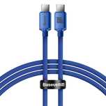 Kabel Baseus CAJY000603 USB-C - USB-C 100W 5A 480Mb/s 1,2m niebieski