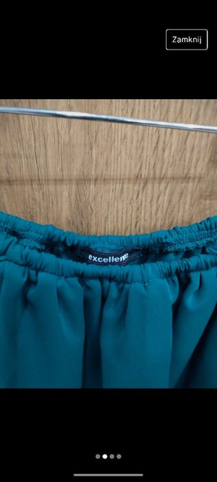 Sukienka hiszpanka zielona butelkowa excellence