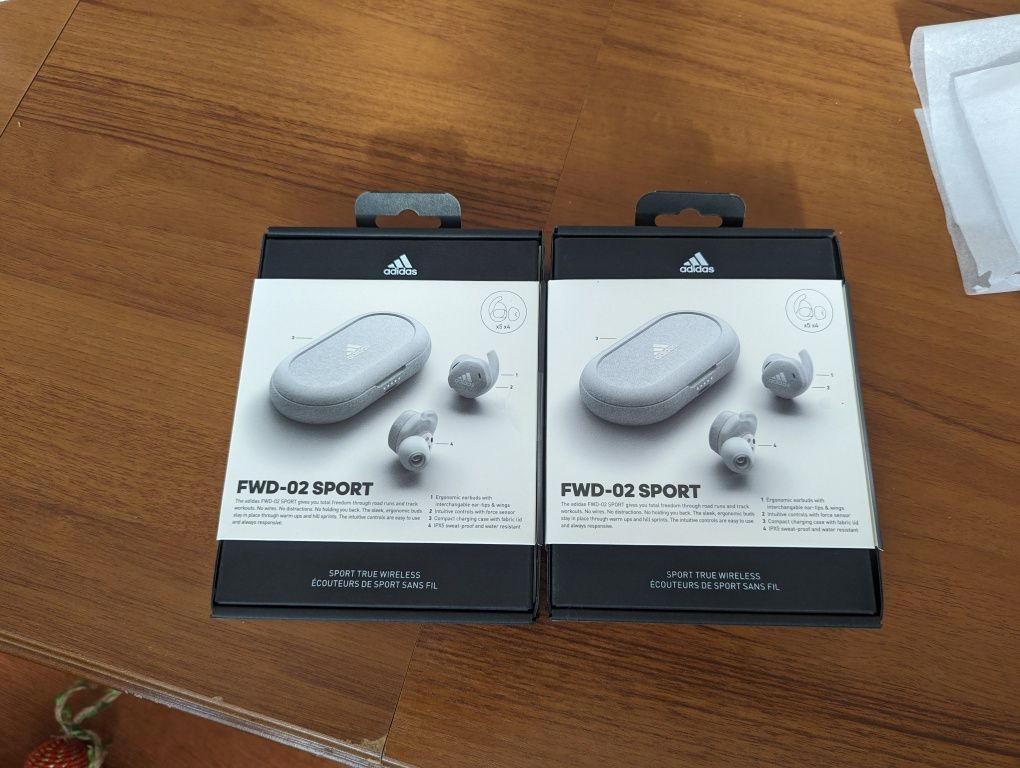 Adidas fwd-02 sport, bezprzewodowe słuchawki sportowe NOWE jak AirPODS