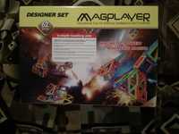 Конструктор магнитный Magplayer Designer Set 62д.