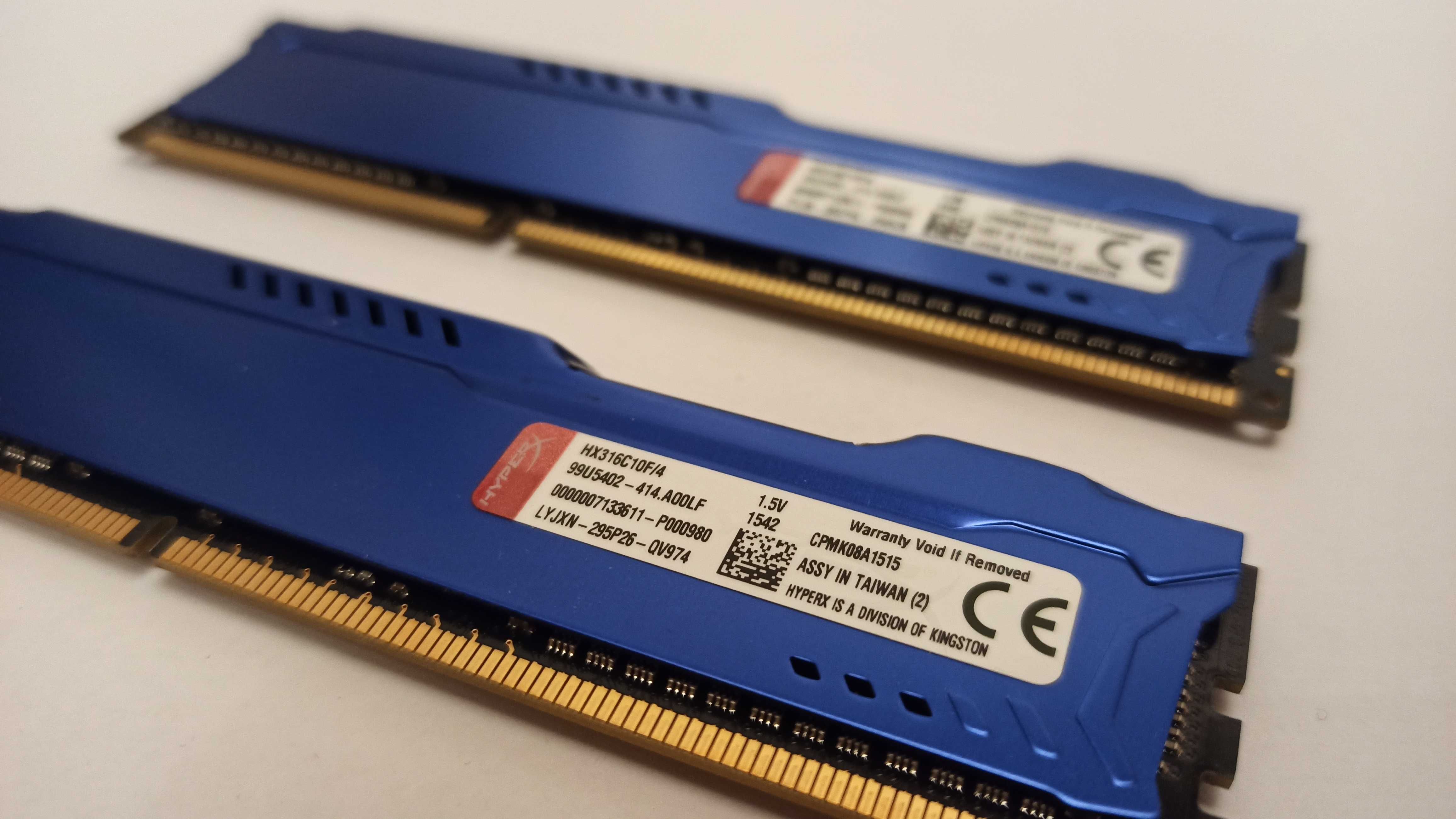 HyperX 8GB (2x4GB) 1600MHz CL10 Fury Blue