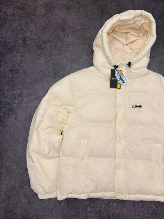 Corteiz Bolo Puffer Jacket  White