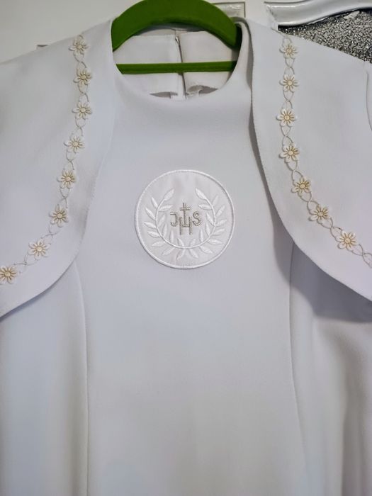 Alba komunijna z bolerkiem i torebką