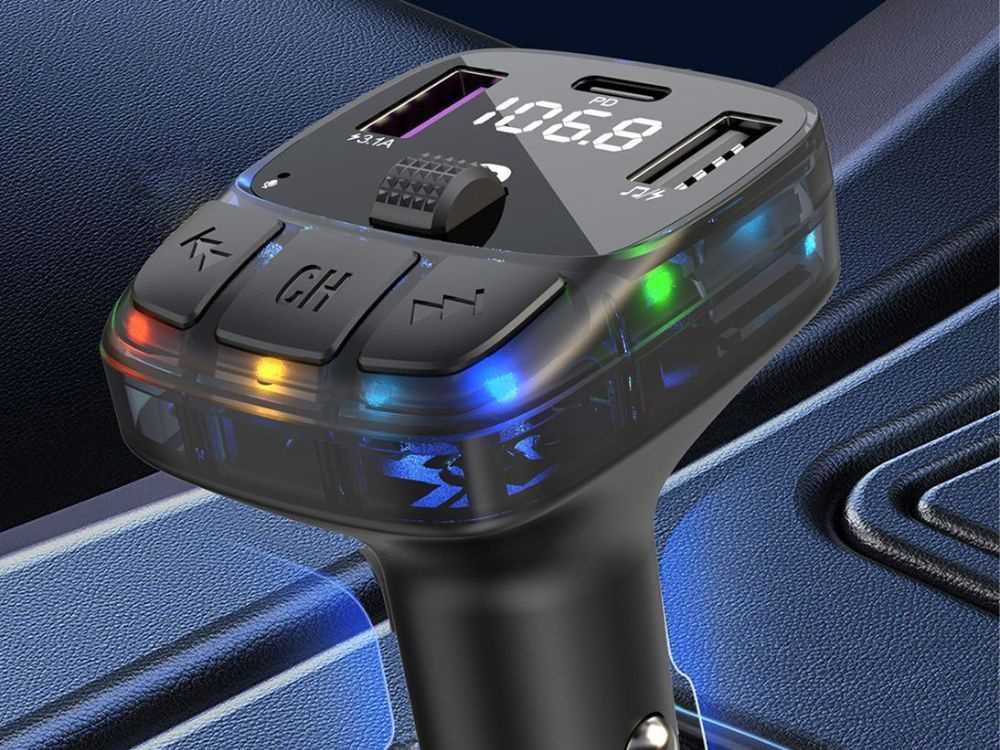 Transmiter fm mp3 estaw głośnomówiący