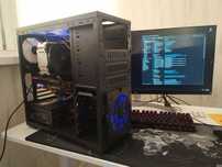 Ігровий комп'ютер intel Core i7 - 5820K/64GB/1080ti ssd монітор LG 24