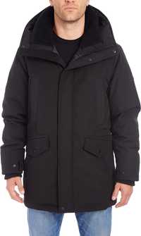 Куртка зимова чоловіча vince camuto men's bomber jacket with faux-fur