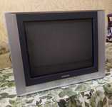 Телевізор SAMSUNG 21'' з пультом, яскравість чудова, ретроконсоль 8біт