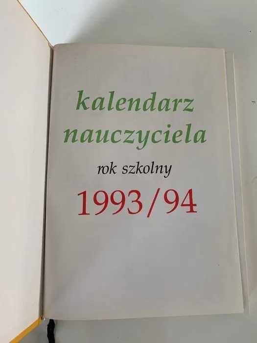 kalendarz nauczyciela 1993/1994