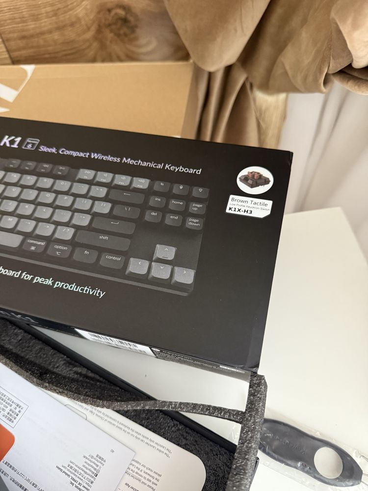 Keychron K1 версії 6 QMK Custom бездротова механічна клавіатура