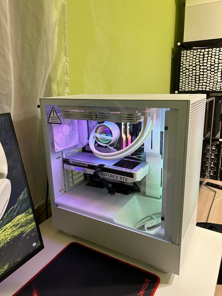 Okazja! biały komputer gamingowy Ryzen 5 5600x,rtx 4060/na zamowienie