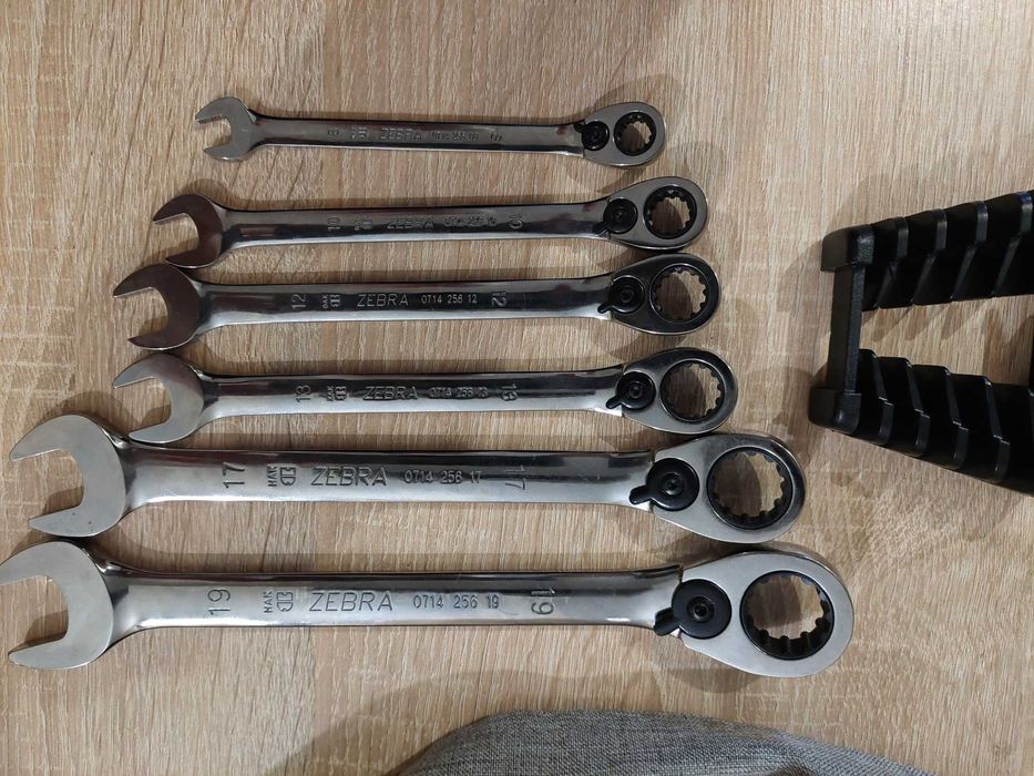 Zestaw kluczy wurth plasko oczkowe z grzechotką