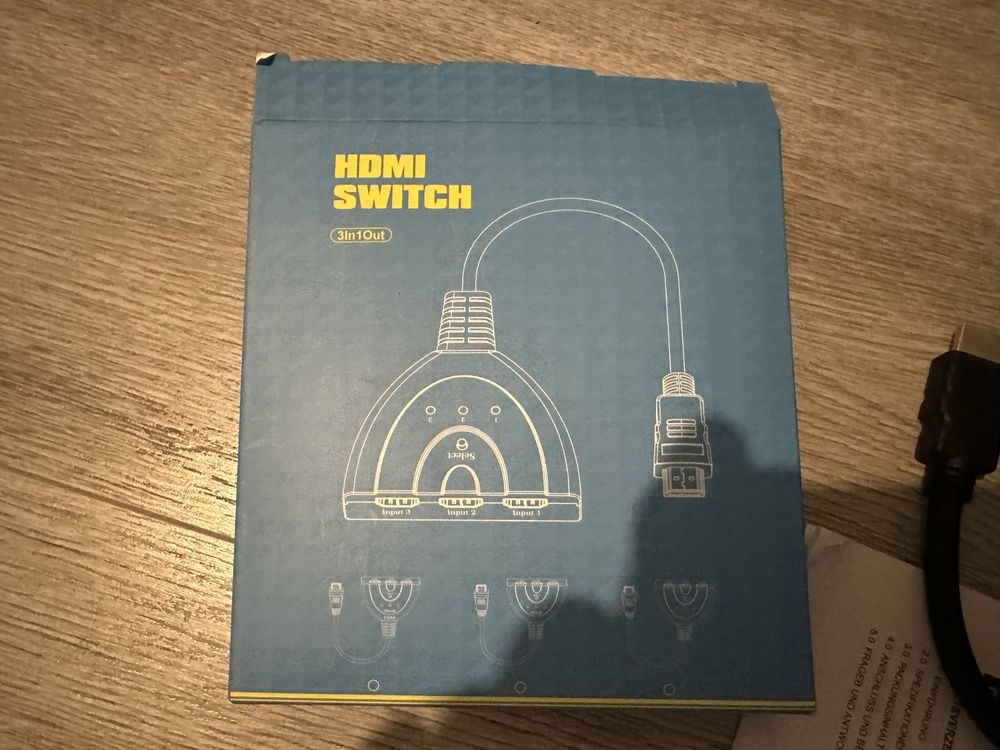 Rozgałęźnik HDMI X3 Adapter HDMI