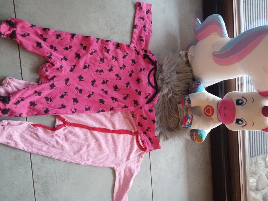 Zestaw mix paka ubrań dziewczynka rozmiar 62cm