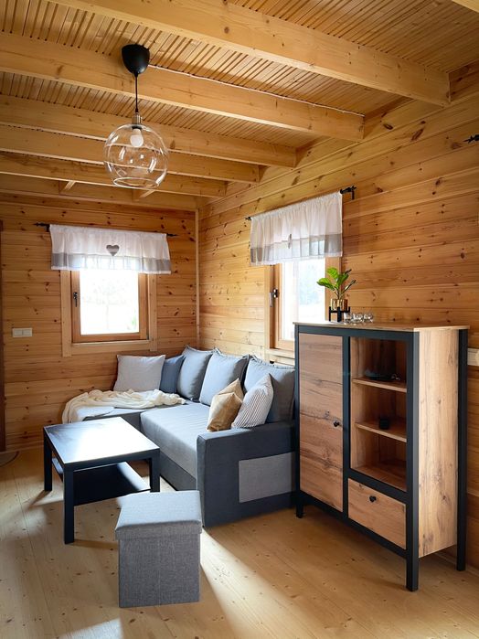 Leśny Domek - na wynajem, w cichej okolicy z sauną i ruską balią