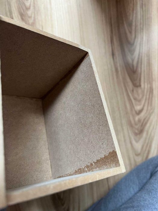 Komódka stojąca mini komódka na drobiazgi dekoracja drewniana złota