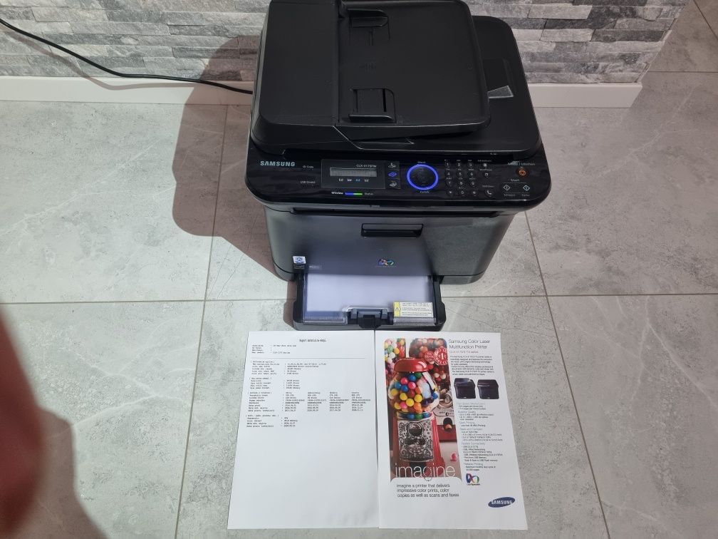 Samsung CLX 3175 FW kolor drukarka laserowa WIFI kopiarka skaner fax