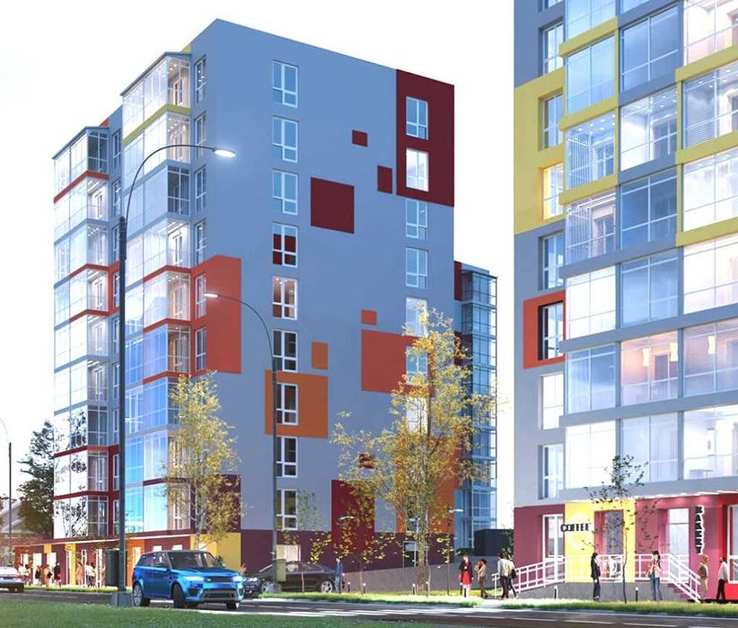 Продам 1 кімнатну 44 м2 квартиру жк Сусіди-2 Ціна 39000 дол. 8й поверх