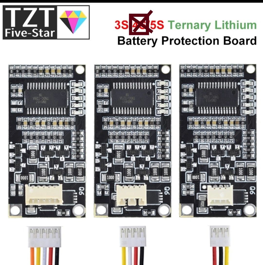 Контроллер BMS 3S заряда, разряда, защиты литиевых 18650 балансир