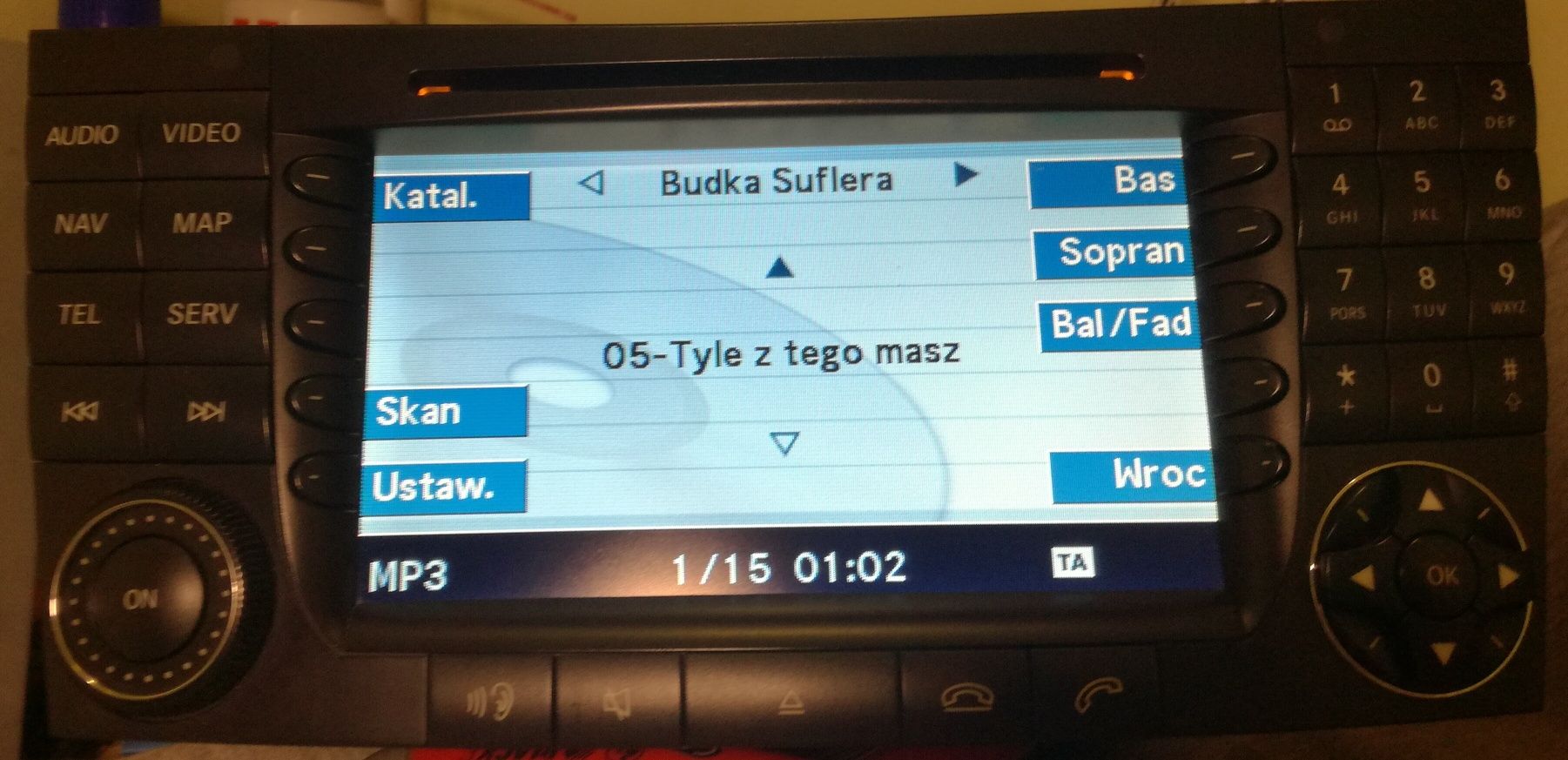 Radio Nawigacja Comand Ntg1 Mercedes W211 W219 CLS + Czytnik GPS DVD
