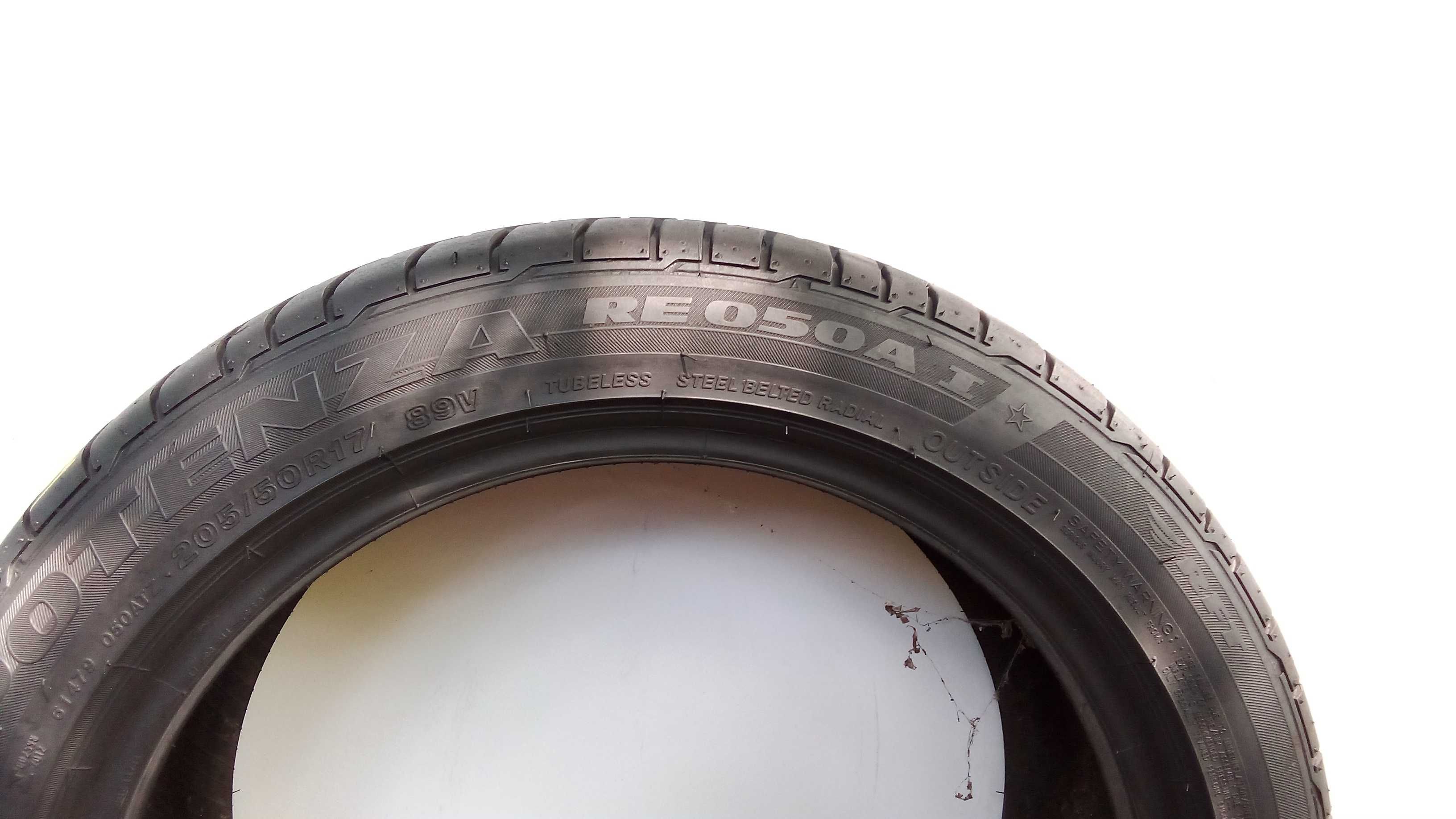 Pojedyncza Opona Letnia BRIDGESTONE POTENZA 205x50x17 89V 7,4mm