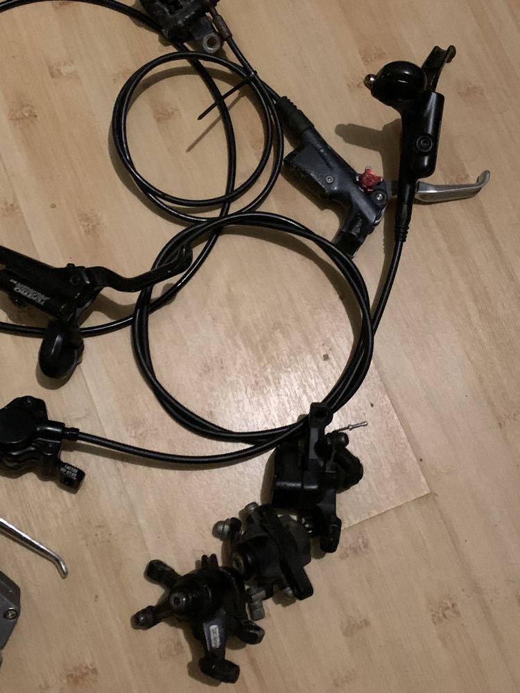 Гідравлічні гальма запчастини tektro shimano magura mt200 двохпоршневі