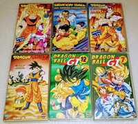 9 antigas  cassetes VHS DragonBall Z