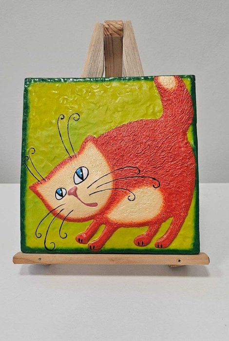 "KOTY" 2 szt. płytki ceramiczne, cena za sztukę