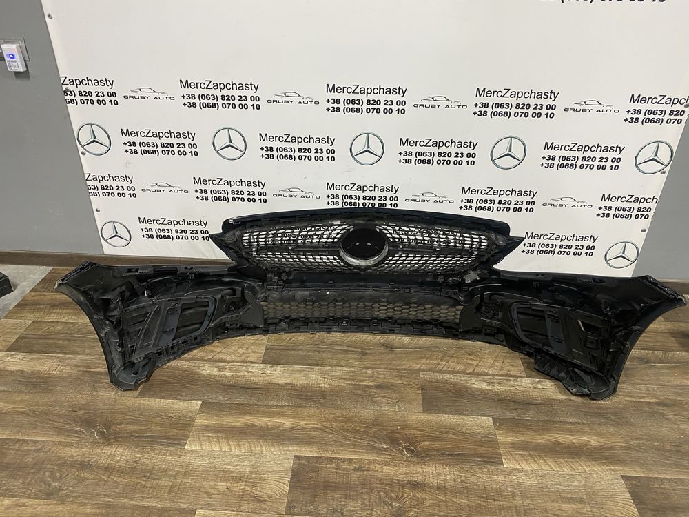 Mercedes w 205 рестайлінг c-клас бампер передній amg