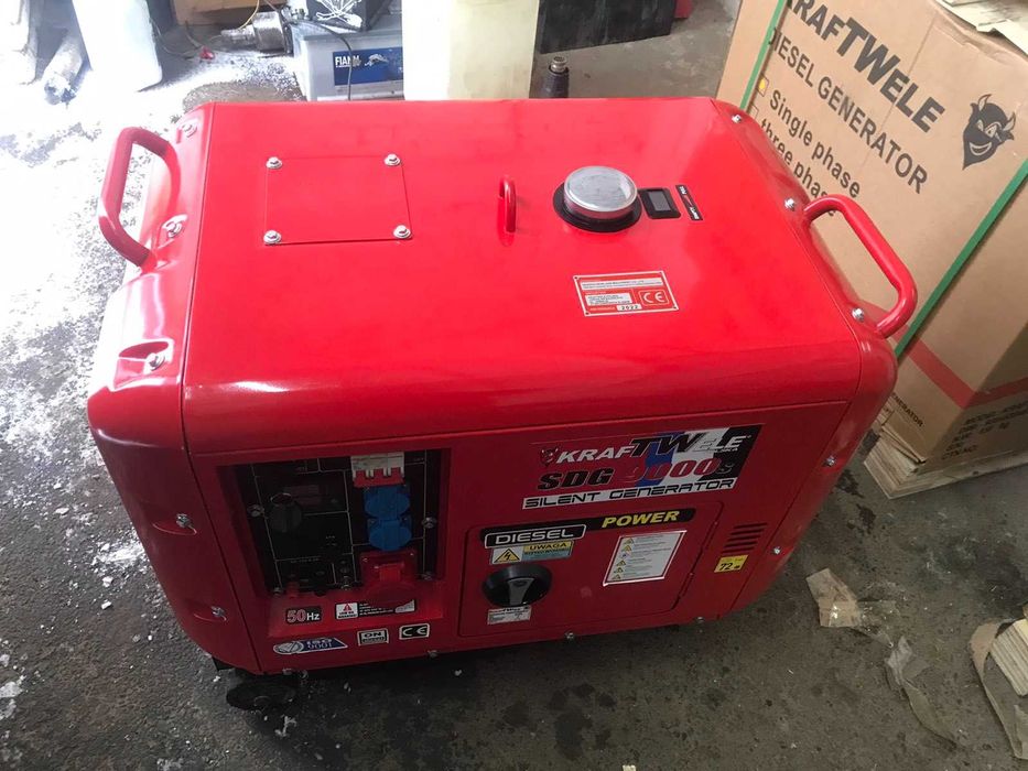 Дизель генератор 9,5 kVa KrafTWele, SDG9000S 3F