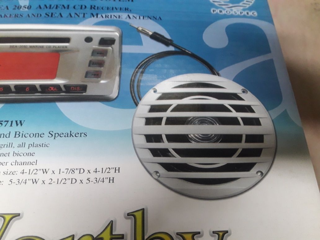 Zestaw muzyczny Marine do jachtu łodzi motorówki żaglówki