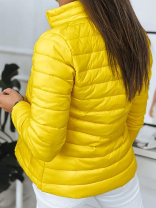 Kurtka damska Dstreet jesienno -wiosenna żółta roz.M