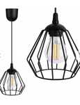 lampy Lampa sufitowa loft koszykowa