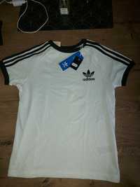 Nowa bluzka adidas biała 140