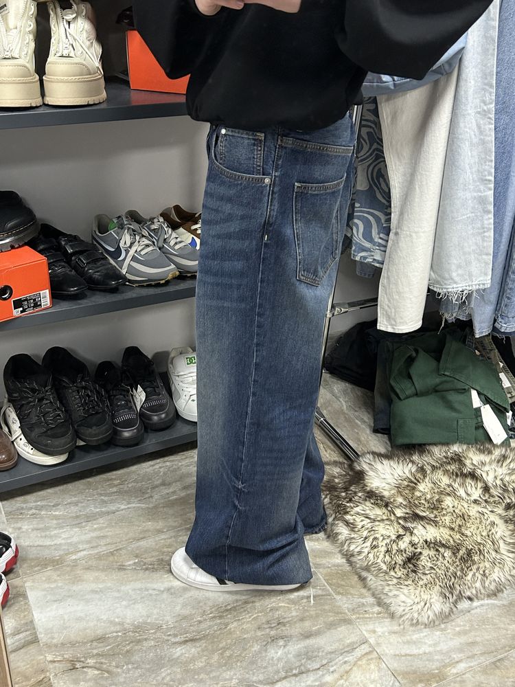 Нові широкі реп джинси H&M bootcut широкие джинсы буткат baggy wide