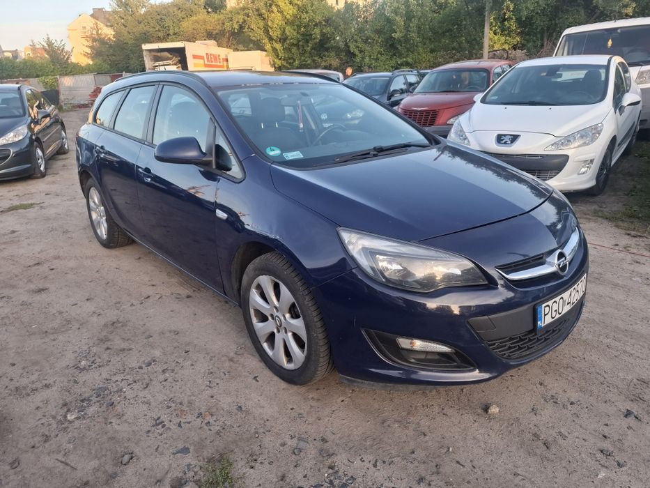 Opel Astra J 2015 Kombi 1.6 CDTI Klima Elektryka Alufelgi Wspoma