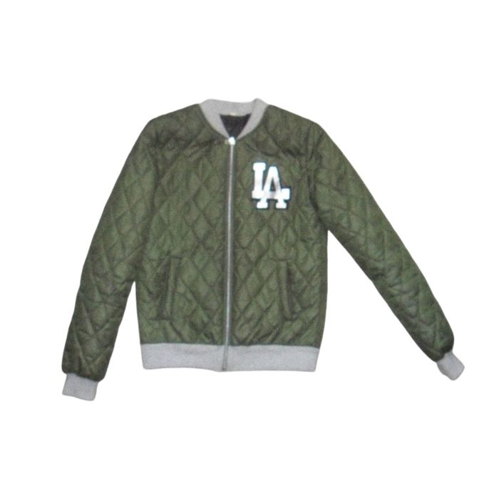 зелений хакі демісезонний бомбер жіночий дитячий