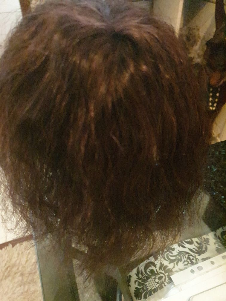 Cabelo 100porcento Humano verdadeiro com aplique para por cima do noss