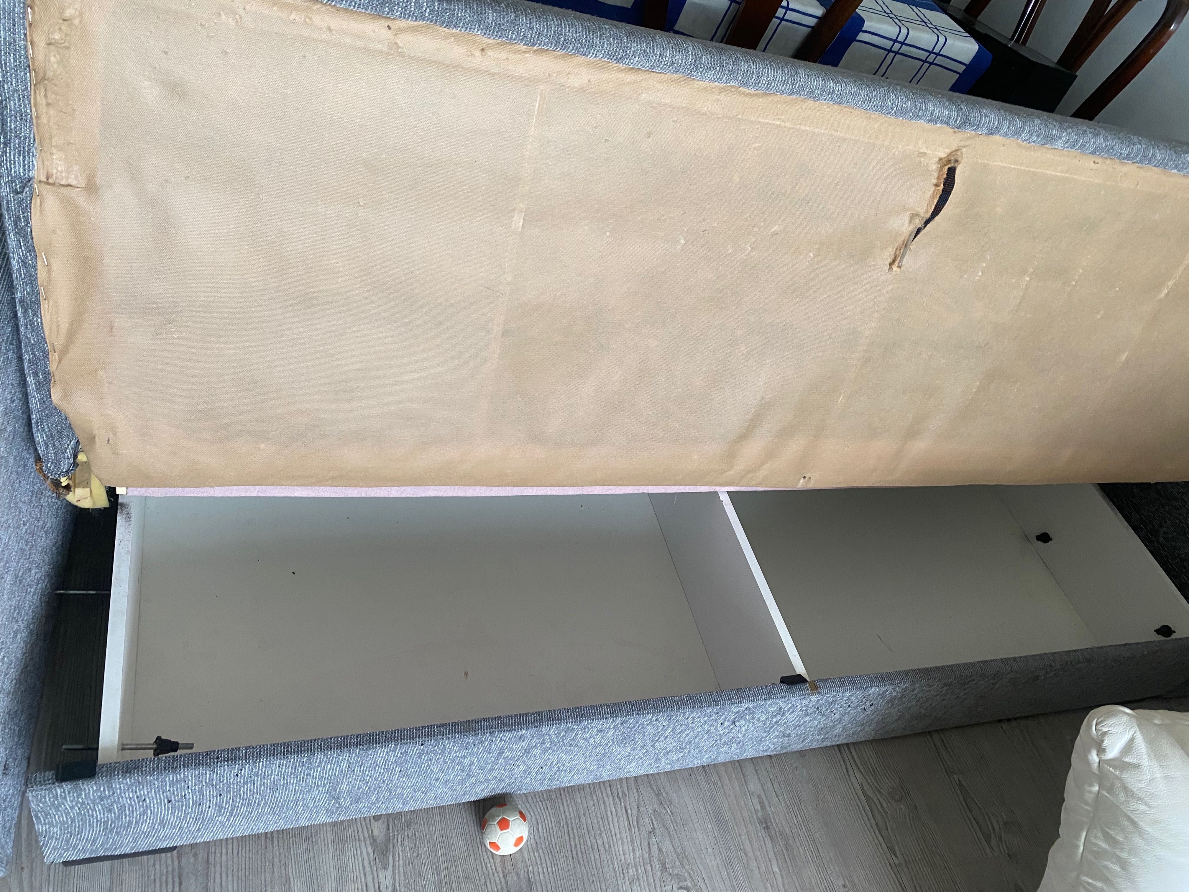 Sofá cama cor cinza