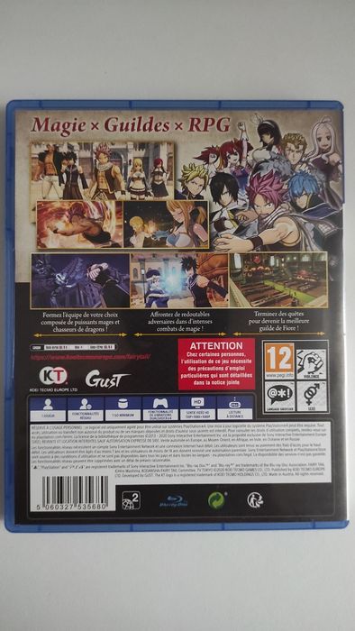 Jogos PS4 Fairy Tail