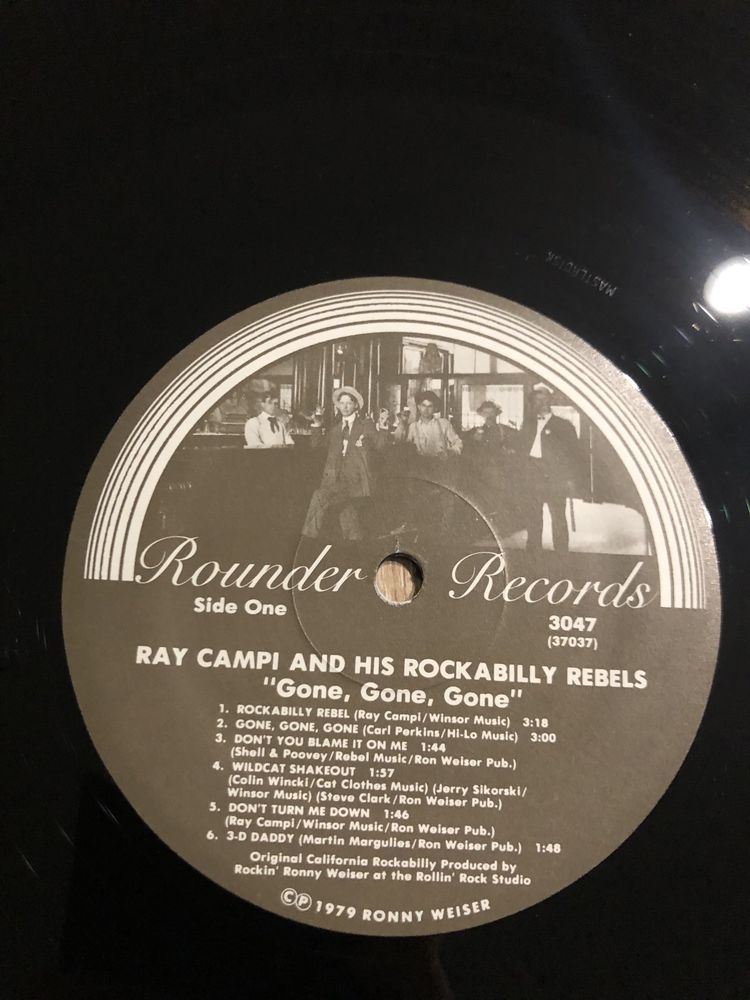 Ray Campl and his Rockabilly Rebels Gone Gone Gone USA EX LP