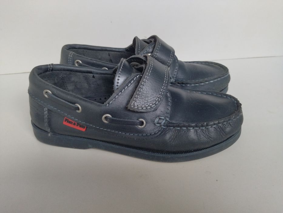 Sapatos de menino, azul marinho, tamanho 32