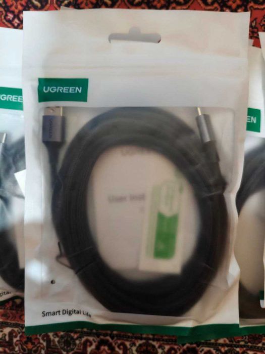Зарядний Кабель Подовжувач UGREEN USB-A to TYPE-C 3A  QC3.0 3метри.