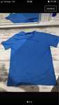 t-shirt niebieski luźny oversize sinsay xs nowa