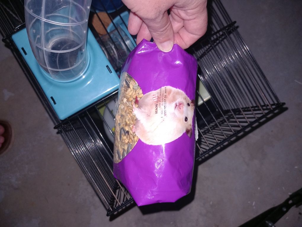 Gaiola e acessórios hamster