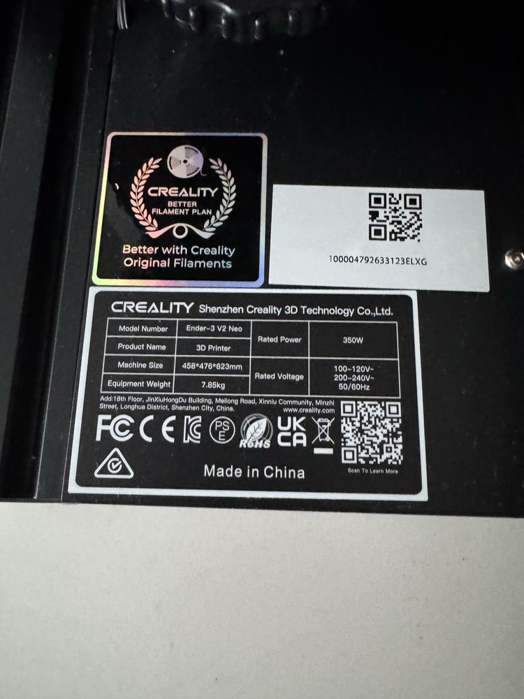 Drukarka 3d Ender 3v2 neo