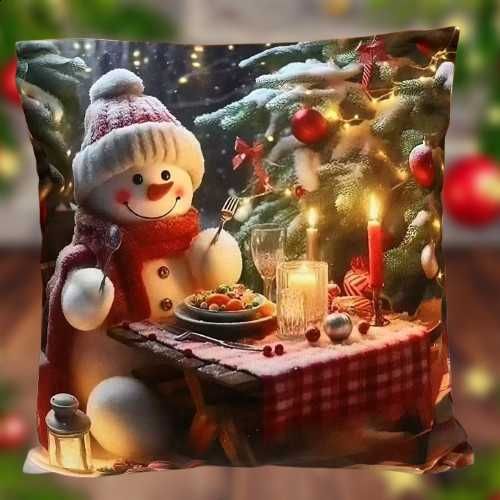 Świąteczne poszewki 45x45 cm – piękne wzory, idealne do dekoracji domu