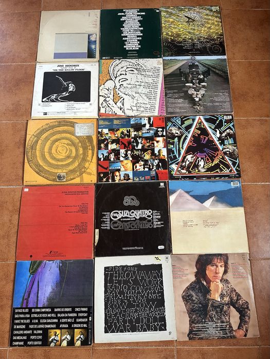 10 LPs - alguns raros - edições portuguesas e 2 singles