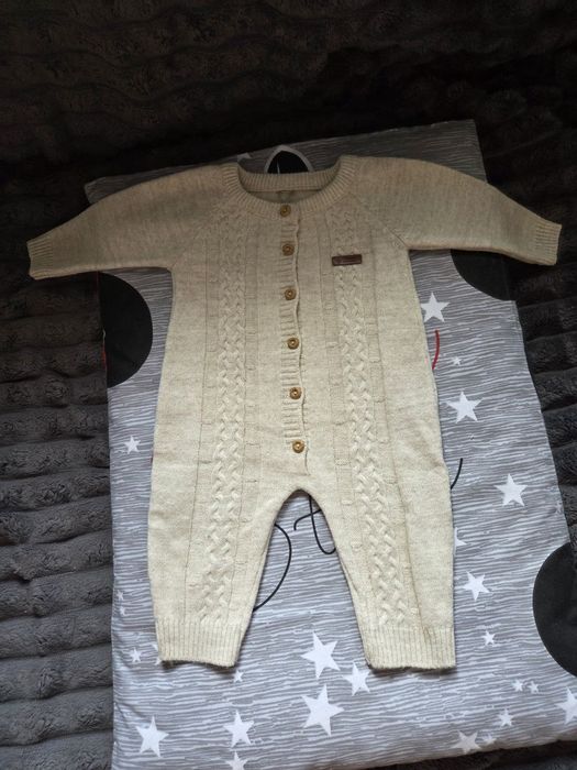 Вязаный комбинезон Lara babies 0-6 мес